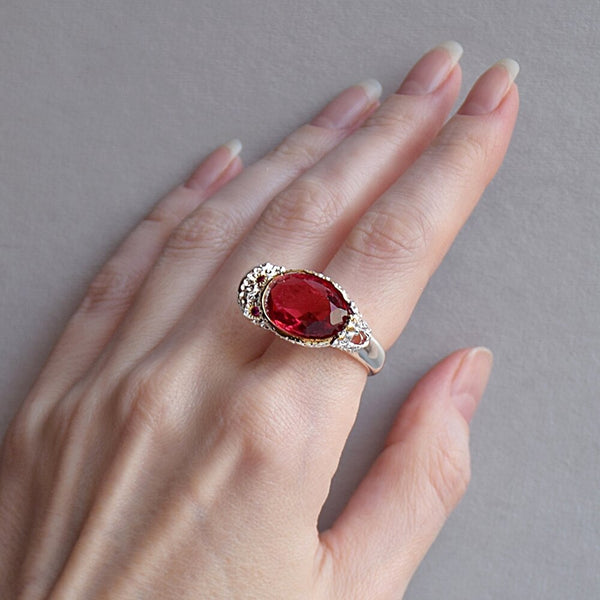 Big Red Stone Cap Beauty