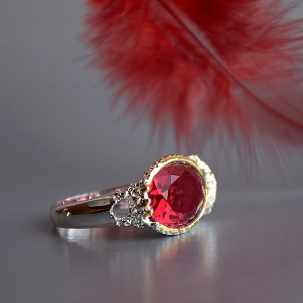 Big Red Stone Cap Beauty