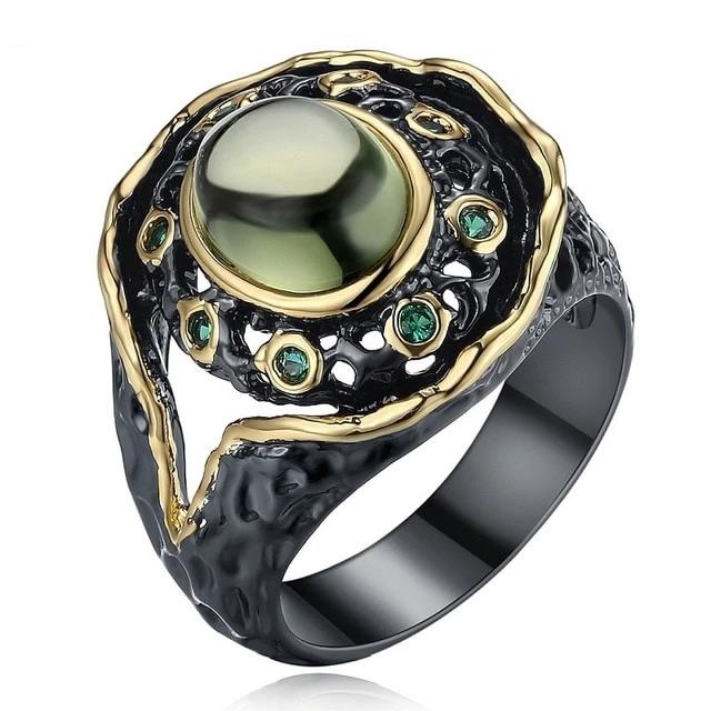 Neo-Gothic Green Zircon