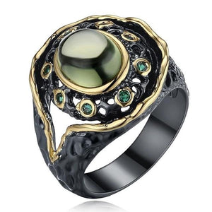 Neo-Gothic Green Zircon