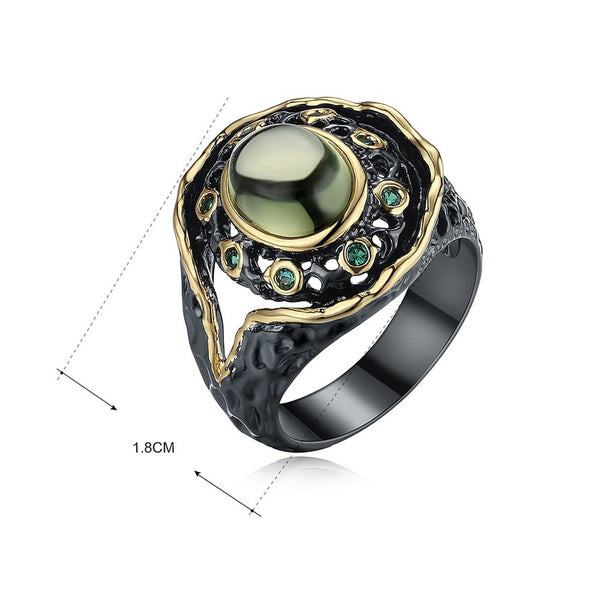 Neo-Gothic Green Zircon