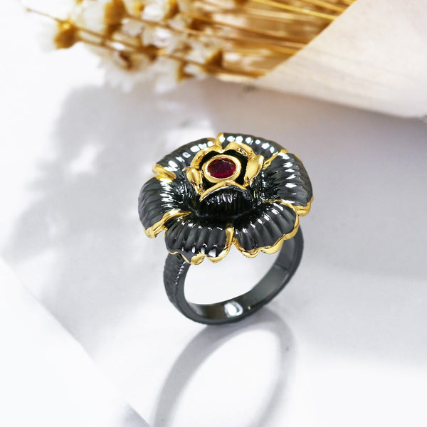Blossom Flower With Zircon