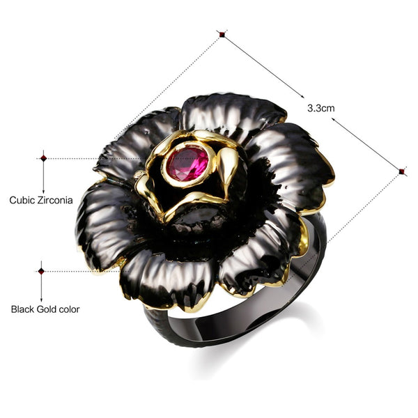 Blossom Flower With Zircon