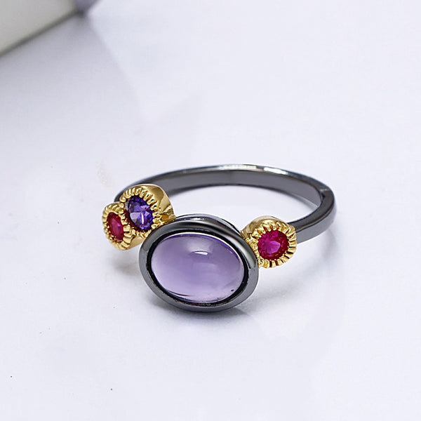 Oval Round Zircon Mix