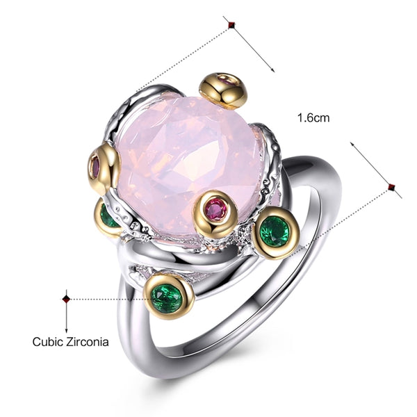 Braided Pink Zircon