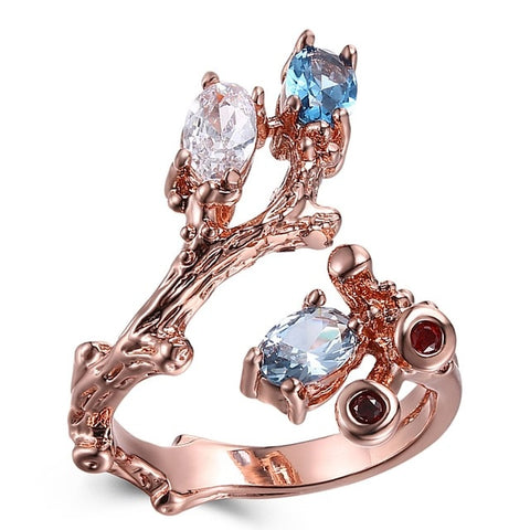 Rose Gold Open End Flower Plant