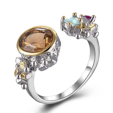 Light Brown Zircon Open End
